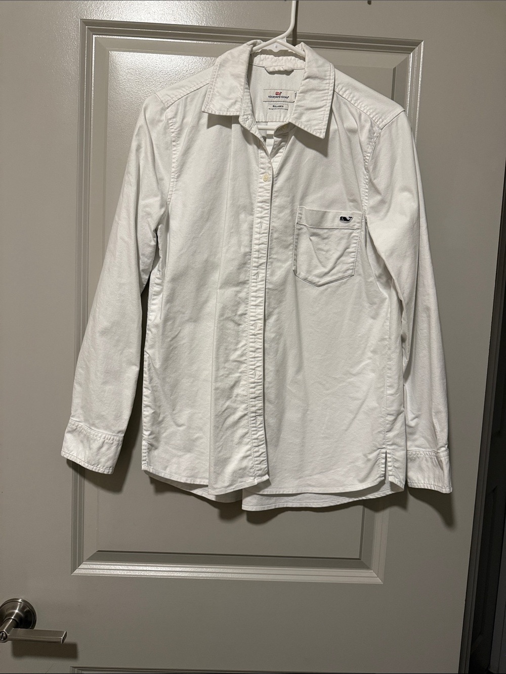 Vineyard Vines Women's White Button-Down Shirt
